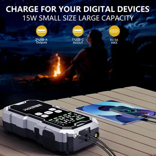 Mini Compresor Aire 12v Portátil 4 en 1