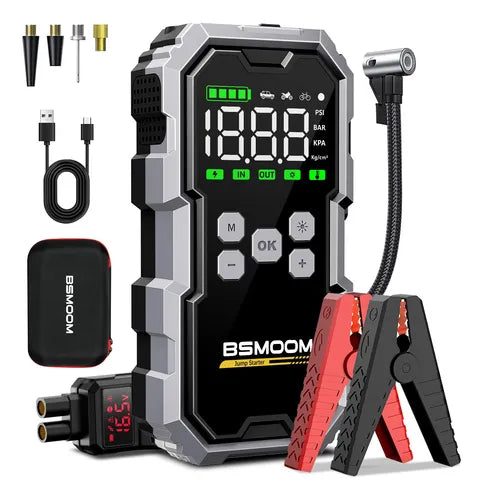 Mini Compresor Aire 12v Portátil 4 en 1