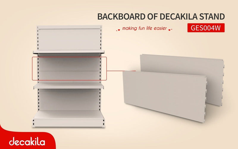 EXHIBIDOR DECAKILA TABLERO TRASERO (89.6X30CM) DECAKILA