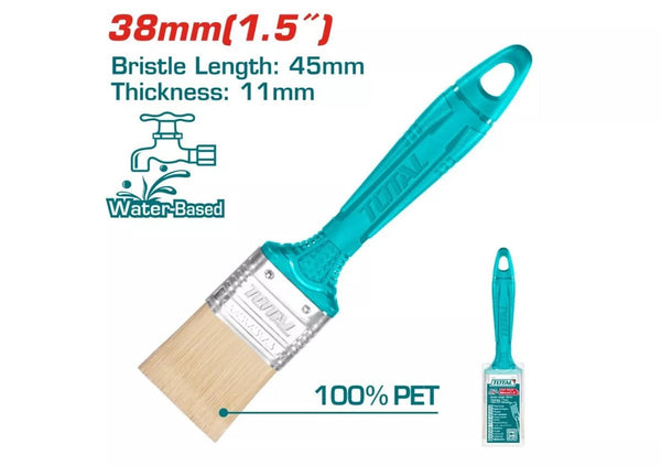 BROCHA 1.5" MANGO PLASTICO TOTAL