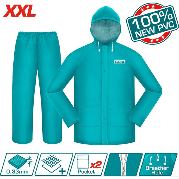 IMPERMEABLE PARA MOTO INDUSTRIAL TALLA XXL TOTAL